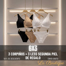 PROMO 6X3 - 3 Corpiños + REGALO  3 Bombachas + Entregas Rápidas