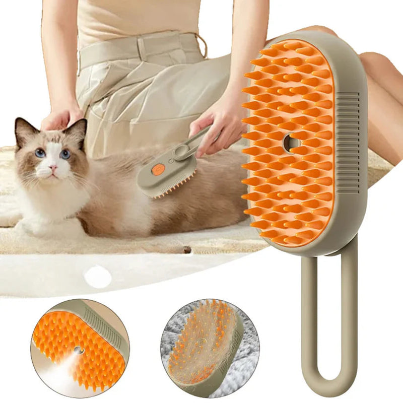 Cepillo 3 In 1 De Vapor para mascotas