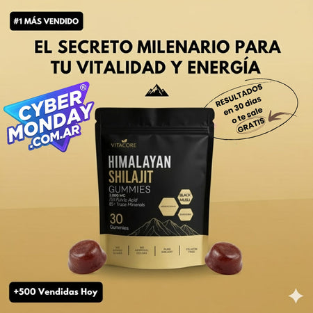 Eleveit Vitacore™ Gomitas de Shilajit: Mejora tu animo, energía y rendimiento